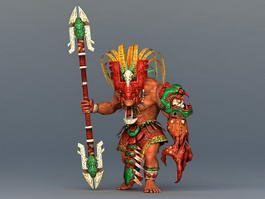 Barbarian Warrior Concept 3d preview