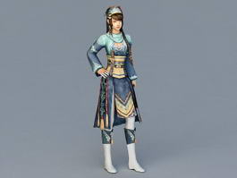 Medieval Maiden 3d model preview