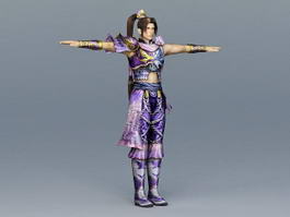 Ancient China Martial Artist 3d preview