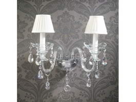 Crystal Chandelier Wall Sconces 3d preview