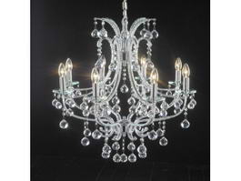 Antique Crystal Victorian Chandelier 3d preview