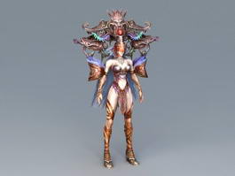 Chinese Mythology Goddess 3d model preview