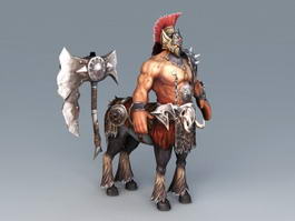 Centaur Warrior Male 3d model preview