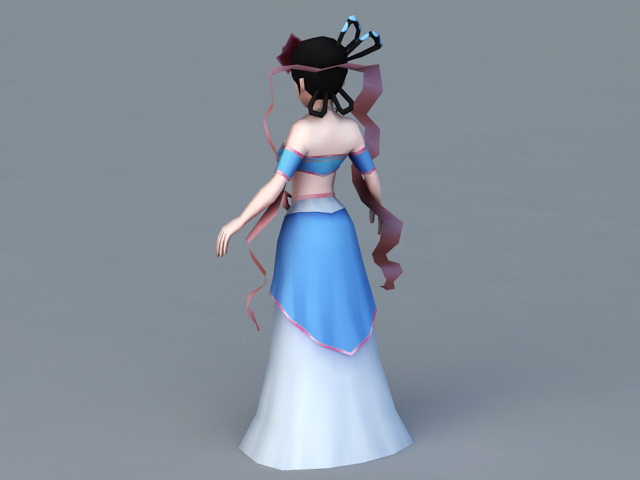 Fairy Maiden 3d rendering