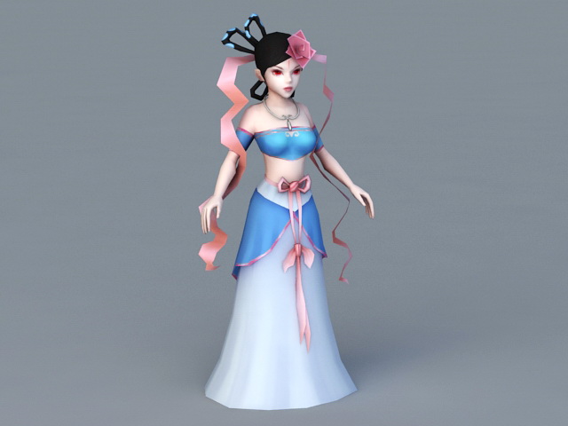 Fairy Maiden 3d rendering