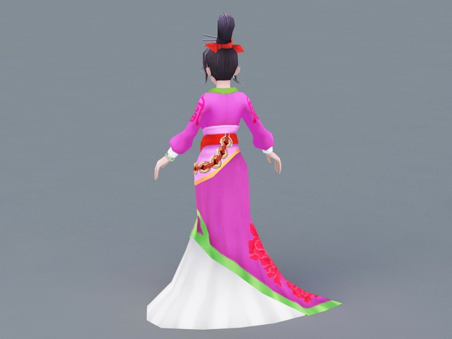 Ancient Woman Dancer 3d rendering
