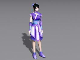 Chinese Maiden 3d model preview