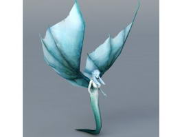 Winged Snake 3d model preview