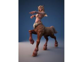 Male Centaur Rigged 3d preview