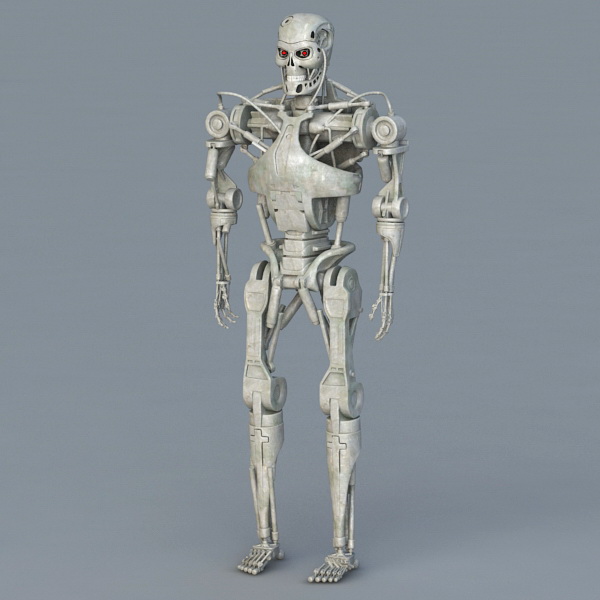 Terminator T-800 Endoskeleton 3d rendering