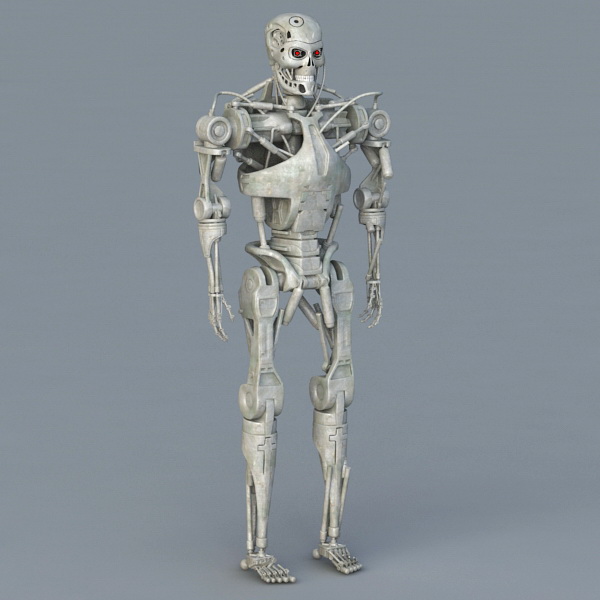 Terminator T-800 Endoskeleton 3d rendering