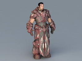 Futuristic Gladiator 3d preview