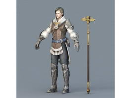 Male Wizard Concept Art 3d preview