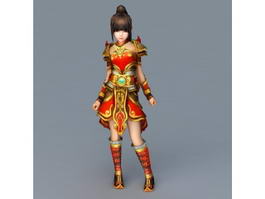 Chinese New Year Child 3d model preview