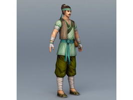 Chinese Peasant Farmer 3d preview