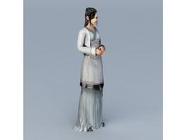 Ancient Chinese Peasant Girl 3d preview