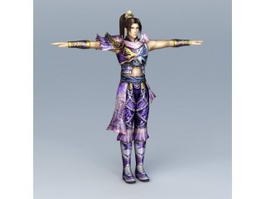 Asian Man Martial Artist 3d preview