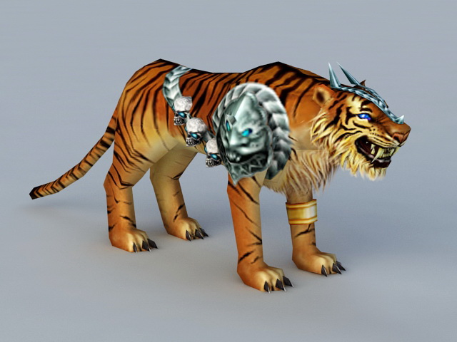 Bengal Tiger 3d model - CadNav