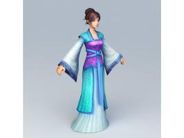 Chinese Noble Lady 3d preview