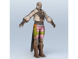 Old Man Pirate 3d preview