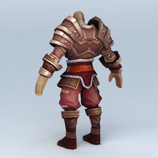 Pathfinder Monk Character 3d model 3ds Max files free download