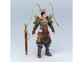 Warrior God of War 3d preview