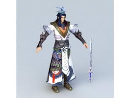 Chinese Swordsman Concept Character 3d preview