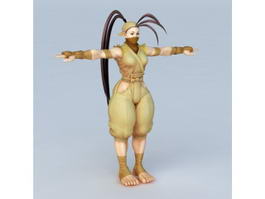 Ibuki Street Fighter 3d preview