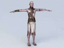 Male Zombie 3d preview
