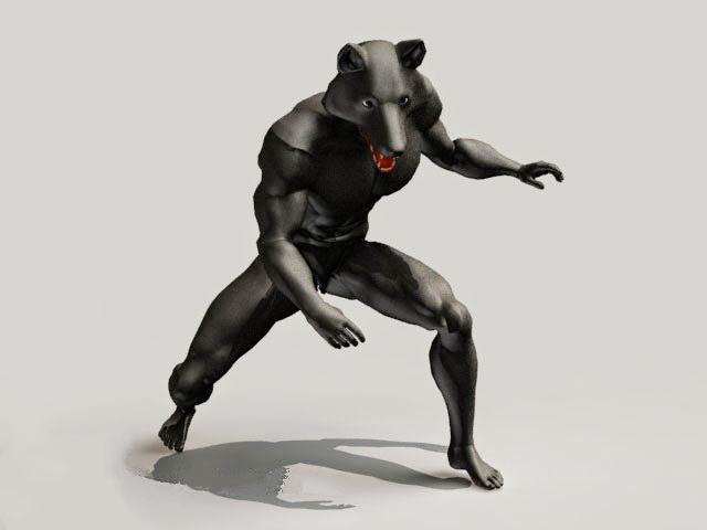 Werewolf Concept Art 3d model 3D Studio,3ds Max,Autodesk FBX,Object ...