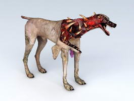 Resident Evil Zombie Dog 3d model preview