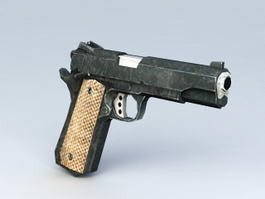 Handgun Weapon 3d model preview