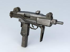 Uzi Pistol 3d model preview