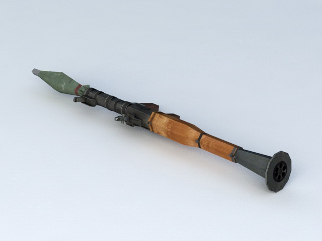 Rpg 7 Rocket Launcher 3d Model Cadnav