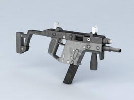 Cobra Submachine Gun 3d model preview