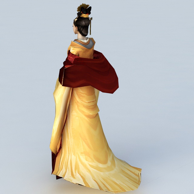 Chinese Empress 3d rendering
