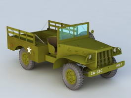 Dodge WC51 Truck 3d preview