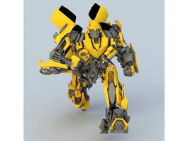 Transformers Bumblebee 3d preview