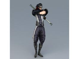 Samurai Ninja 3d model preview