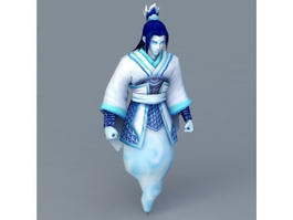 Floating Male Ghost 3d model preview