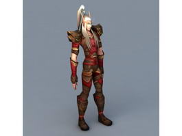 Blood Elf Male 3d model preview