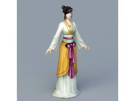 Ming Dynasty Lady 3d preview