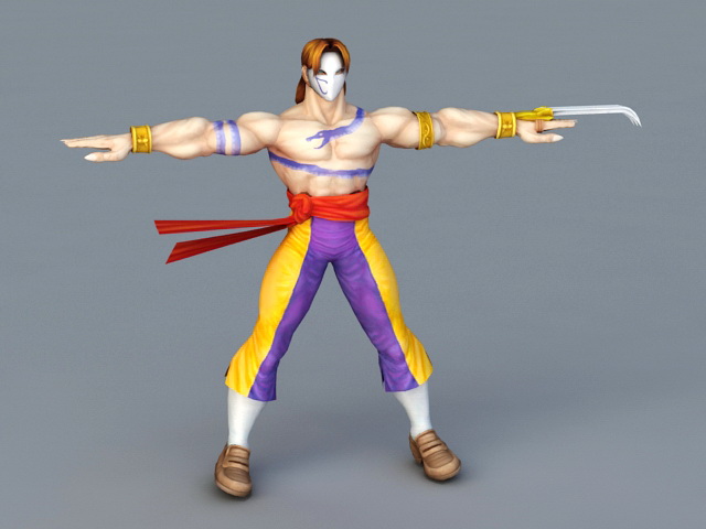 Vega street fighter 3D model 3D printable