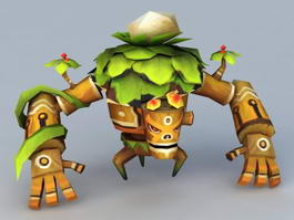 Treant Cartoon Monster 3d preview