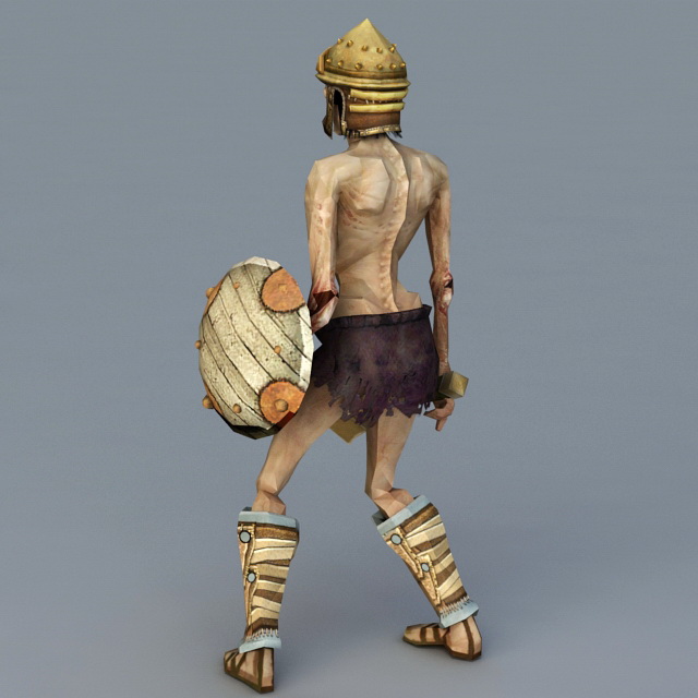 Mummy Warrior 3d rendering