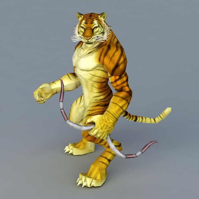Tiger 3D Model - 3DCADBrowser