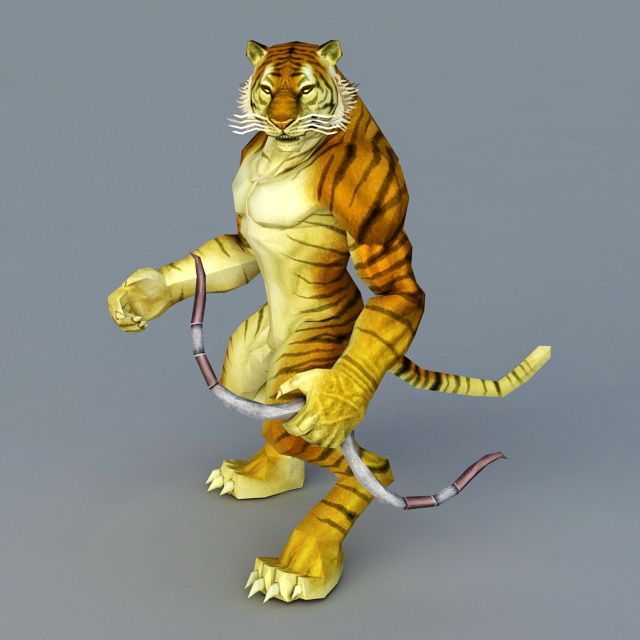 Bengal tiger 3d model - CadNav