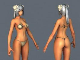 Virtual Models Bikini 3d model preview
