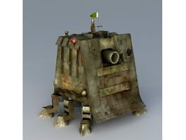 Sci Fi Mech Tank 3d preview
