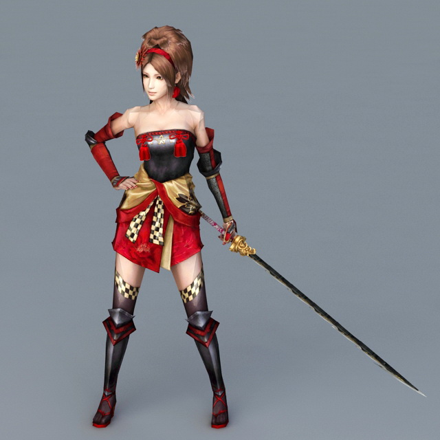 Final Fantasy X-2 Vocal Collection Rikku 3d model 3Ds Max 